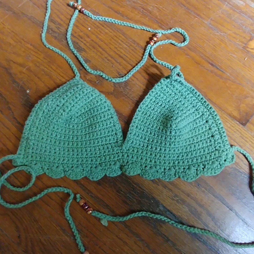 HANDMADE crochet hippie bikini top